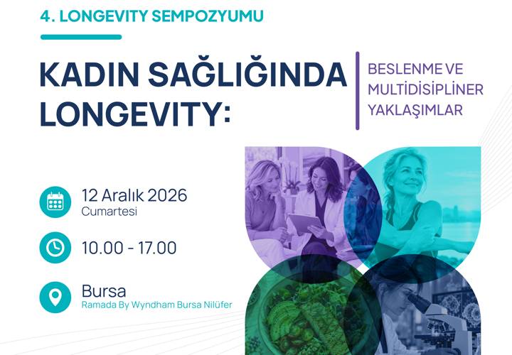 BURSA - KADIN SAĞLIĞINDA LONGEVITY — BESLENME VE MULTİDİSİPLİNER YAKLAŞIMLAR - 4. LONGEVITY SEMPOZYUMU