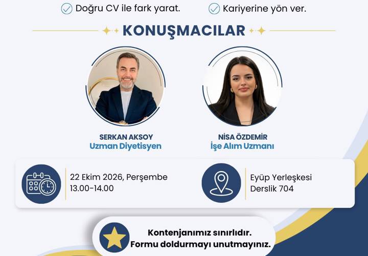 Kariyer ve Girişimcilik İş Kulübü Cv Hazırlama & Profesyonel Ağ Kullanımı