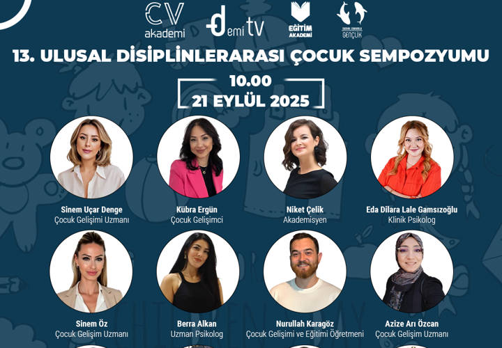 13. Ulusal Disiplinlerarası Çocuk Sempozyumu - Online