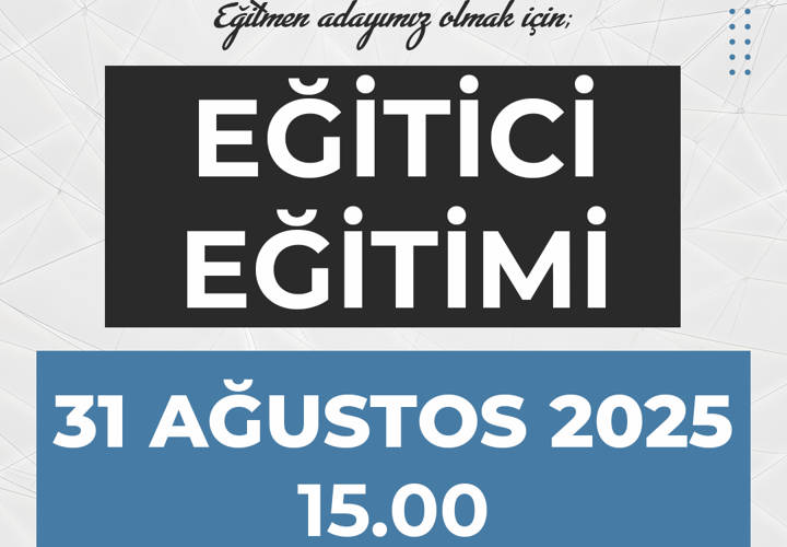 Eğitici Eğitimi - Sertifikalı
