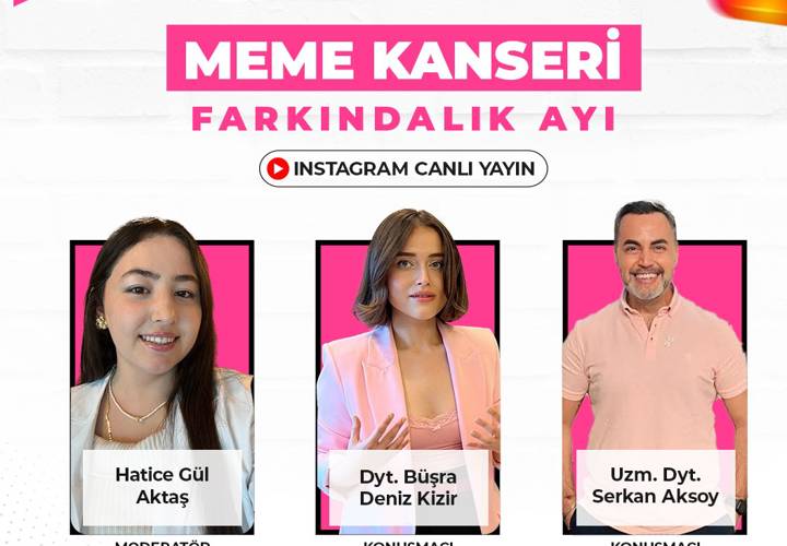 Meme Kanseri Farkındalık Ayı Özel - Dyt. Büşra Deniz Kizir - Uzm. Dyt. Serkan Aksoy