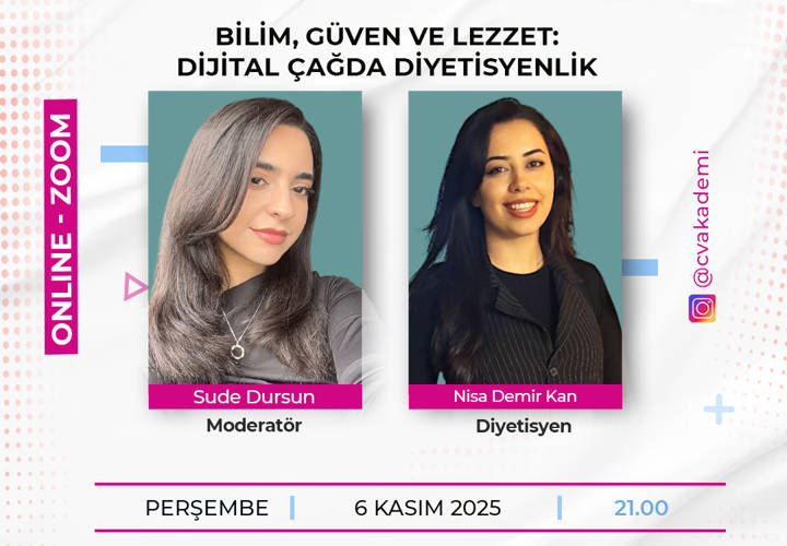 NUTDIE AKADEMİK - Bilim, Güven ve Lezzet: Dijital Çağda Diyetisyenlik - Dyt. Nisa Demir Kan