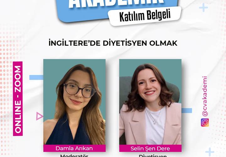 NUTDIE AKADEMİK - İngiltere’de Diyetisyen Olmak - Dyt. Selin Şen Dere