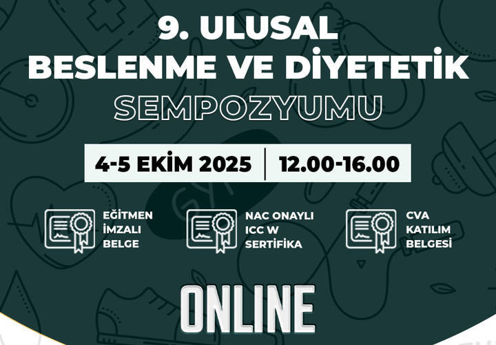 Video Eğitim | Sen Naturen 9. Ulusal Beslenme ve Diyetetik Sempozyumu - Online	