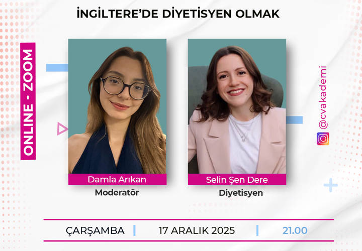 Video Eğitim - NUTDIE AKADEMİK - İngiltere’de Diyetisyen Olmak - Dyt. Selin Şen Dere
