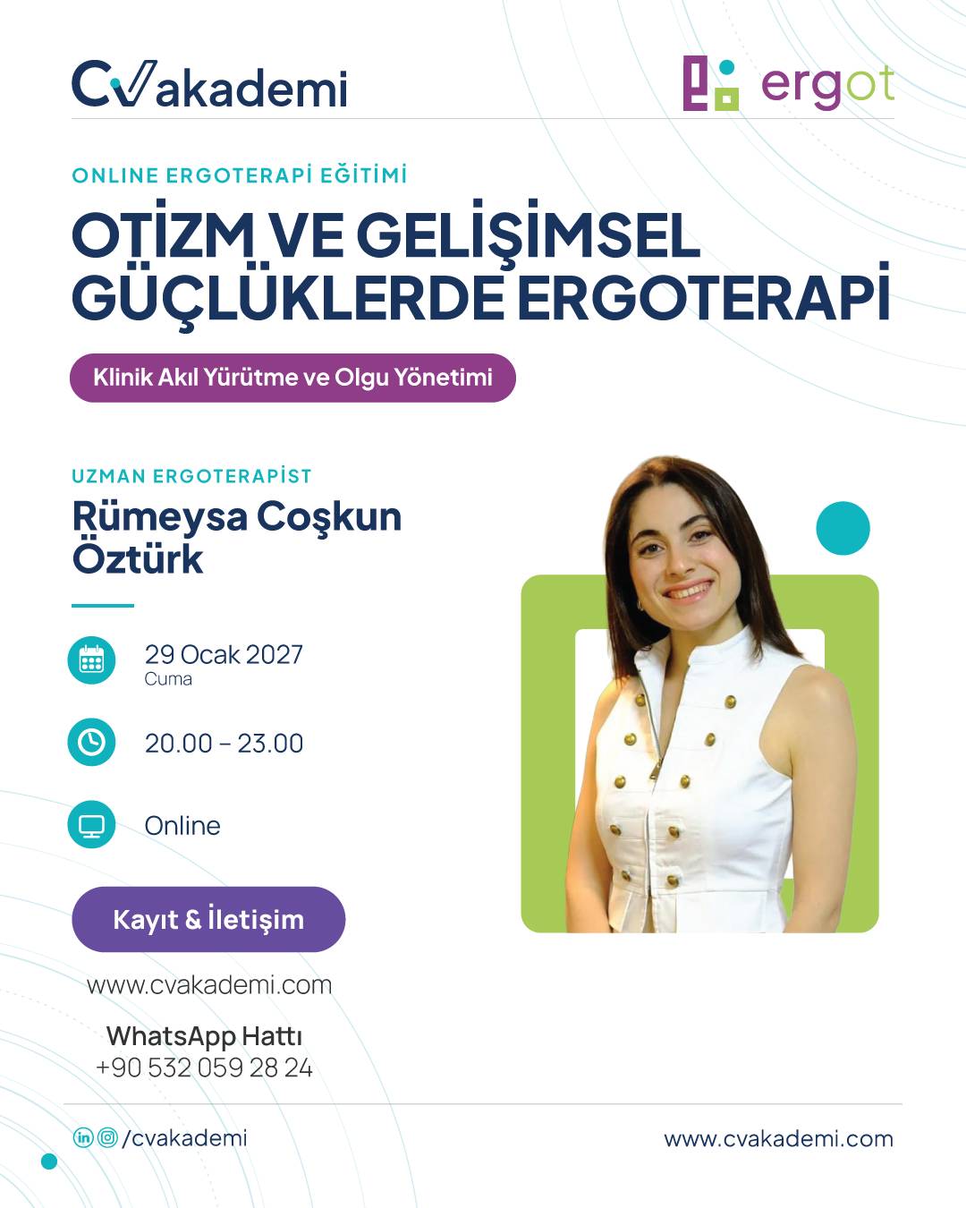 Otizm ve Gelişimsel Güçlüklerde Ergoterapi: Klinik Akıl Yürütme ve Olgu Yönetimi 
